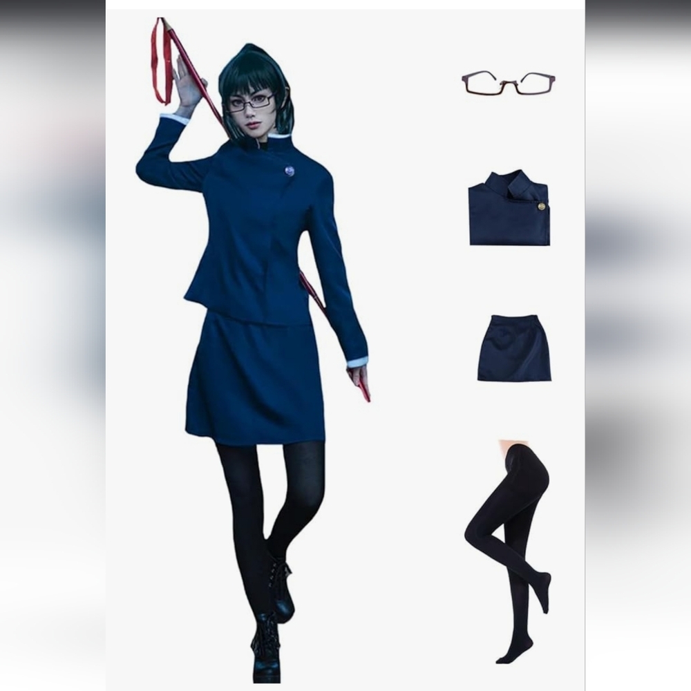 JJK Jujutsu Zenin Maki Cosplay Costume
